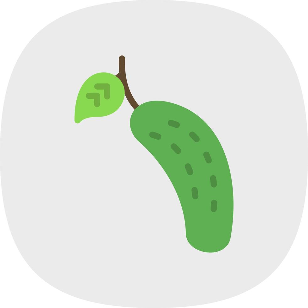 diseño de icono de vector de pepino