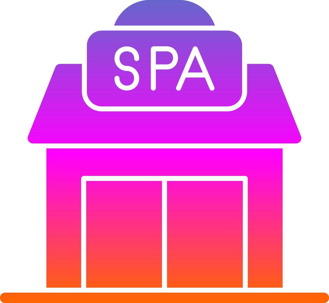 Spa Center Vector Icon Design