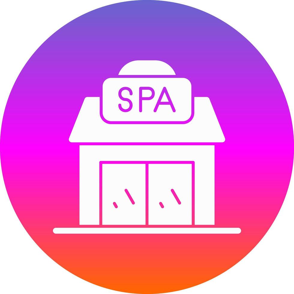 Spa Center Vector Icon Design