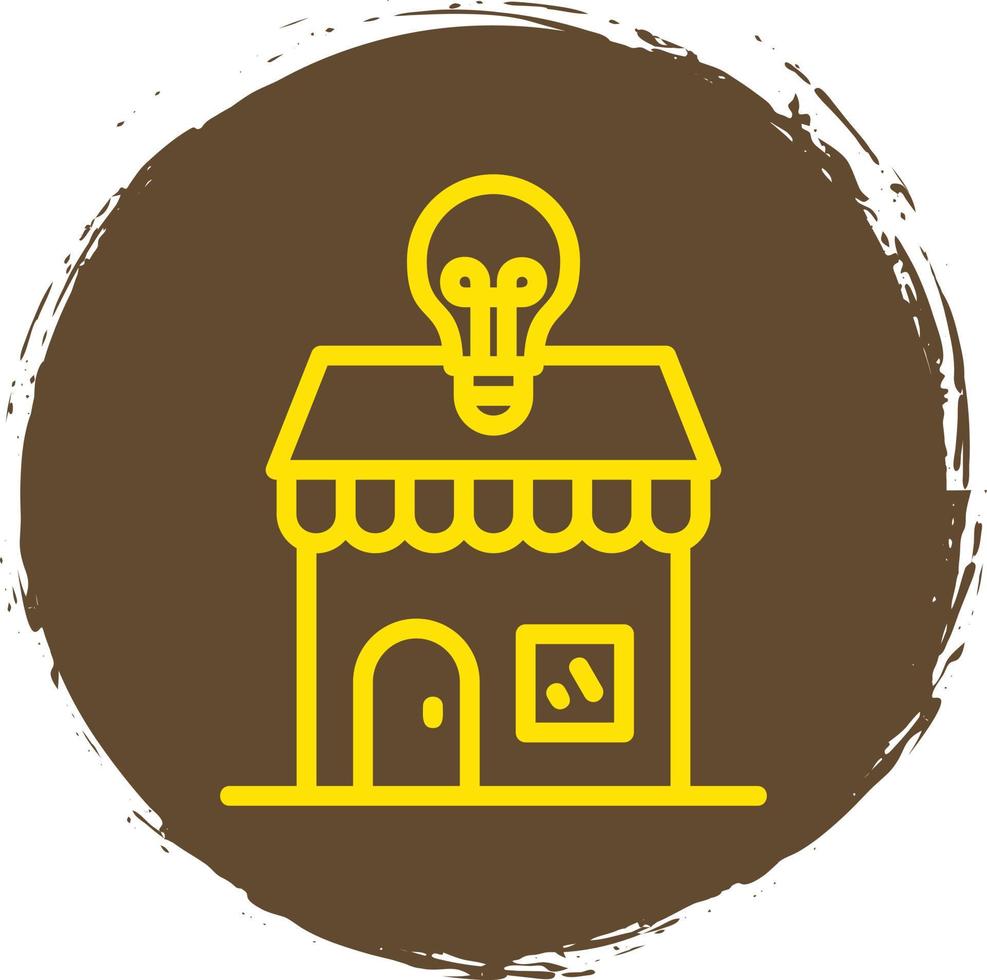 Electronics Shop Vector Icon Design