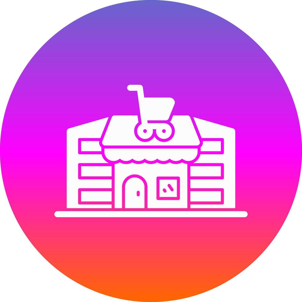 diseño de icono de vector de centro comercial