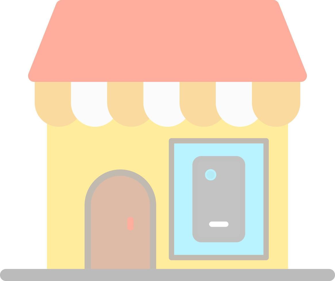 Mobile Shop Vector Icon Design