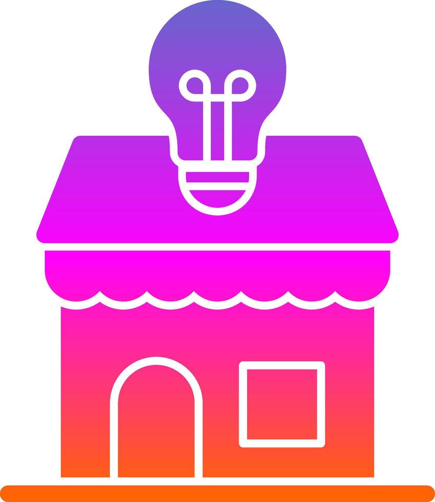 Electronics Shop Vector Icon Design