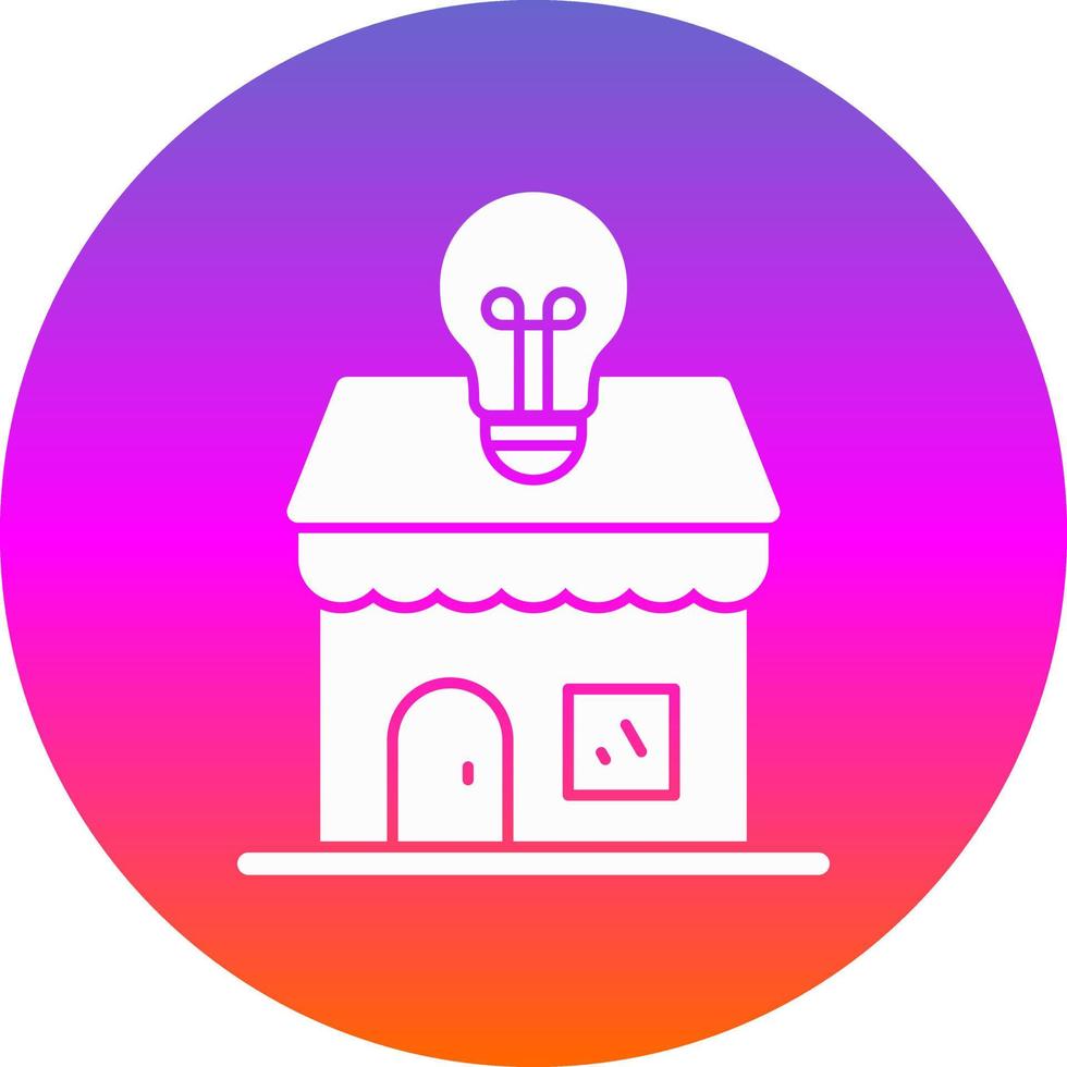 Electronics Shop Vector Icon Design
