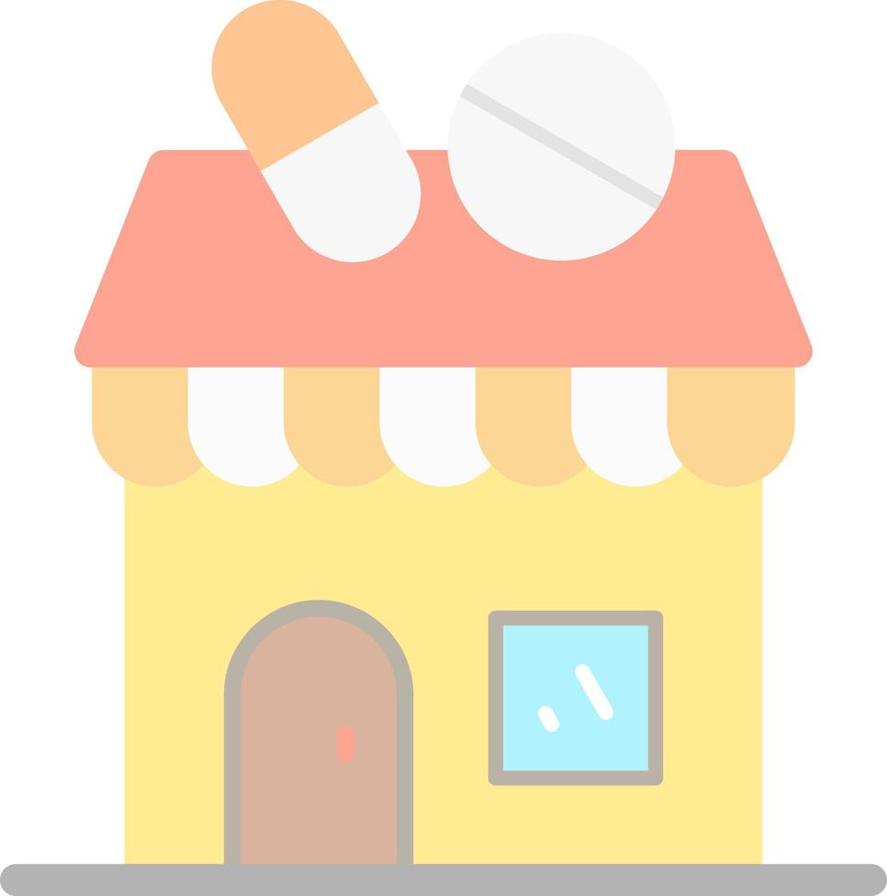 Medical Store Vector Icon Design