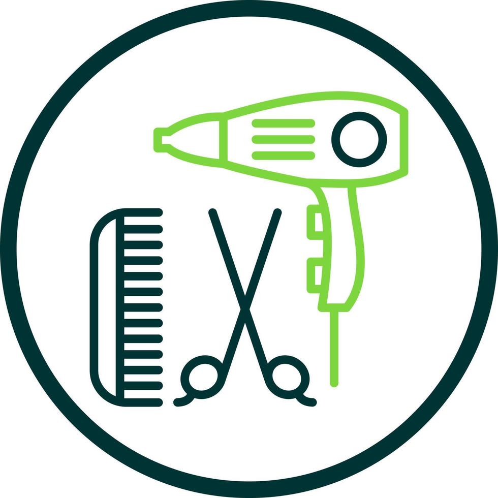 Hairdressing Vector Icon Design