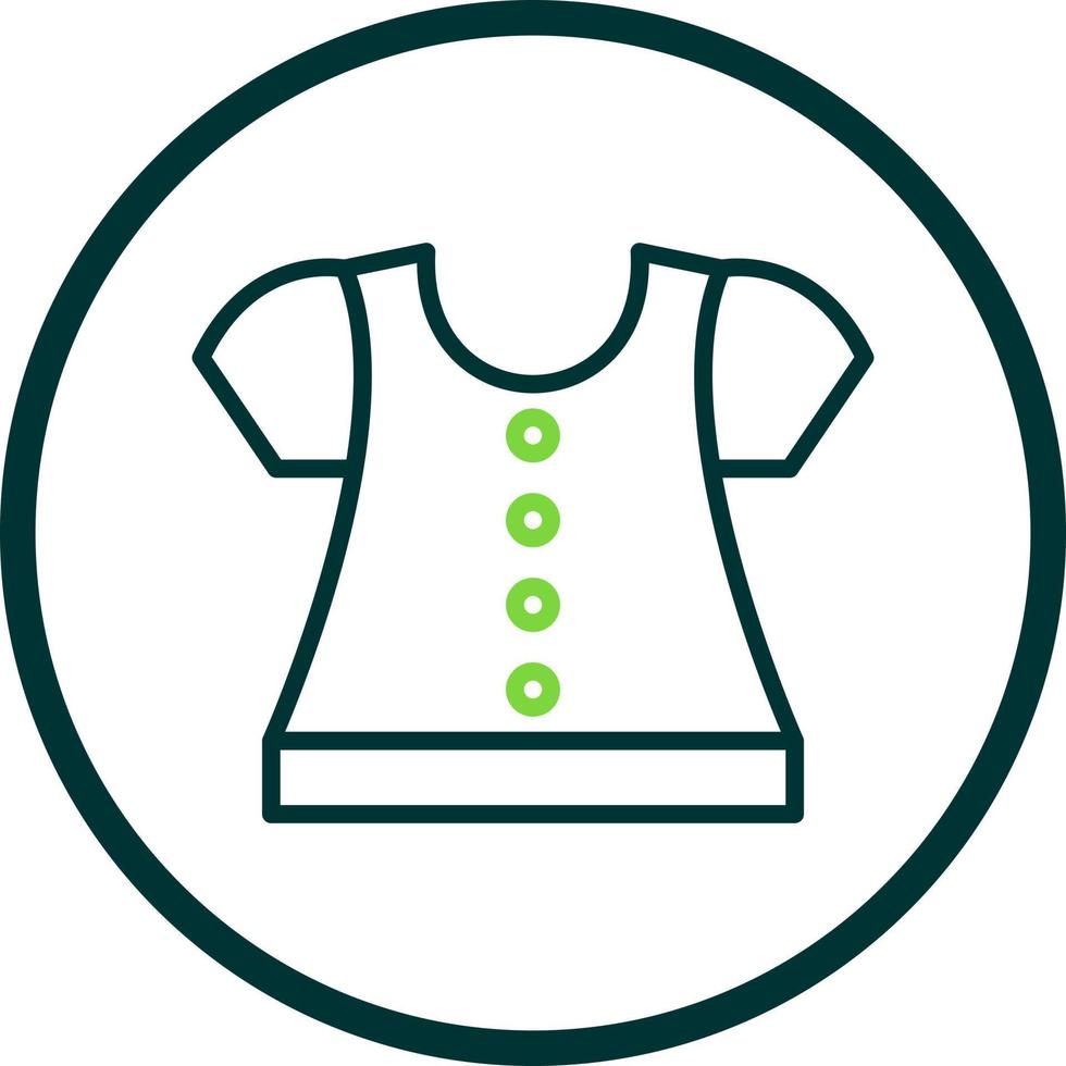 Blouse Vector Icon Design