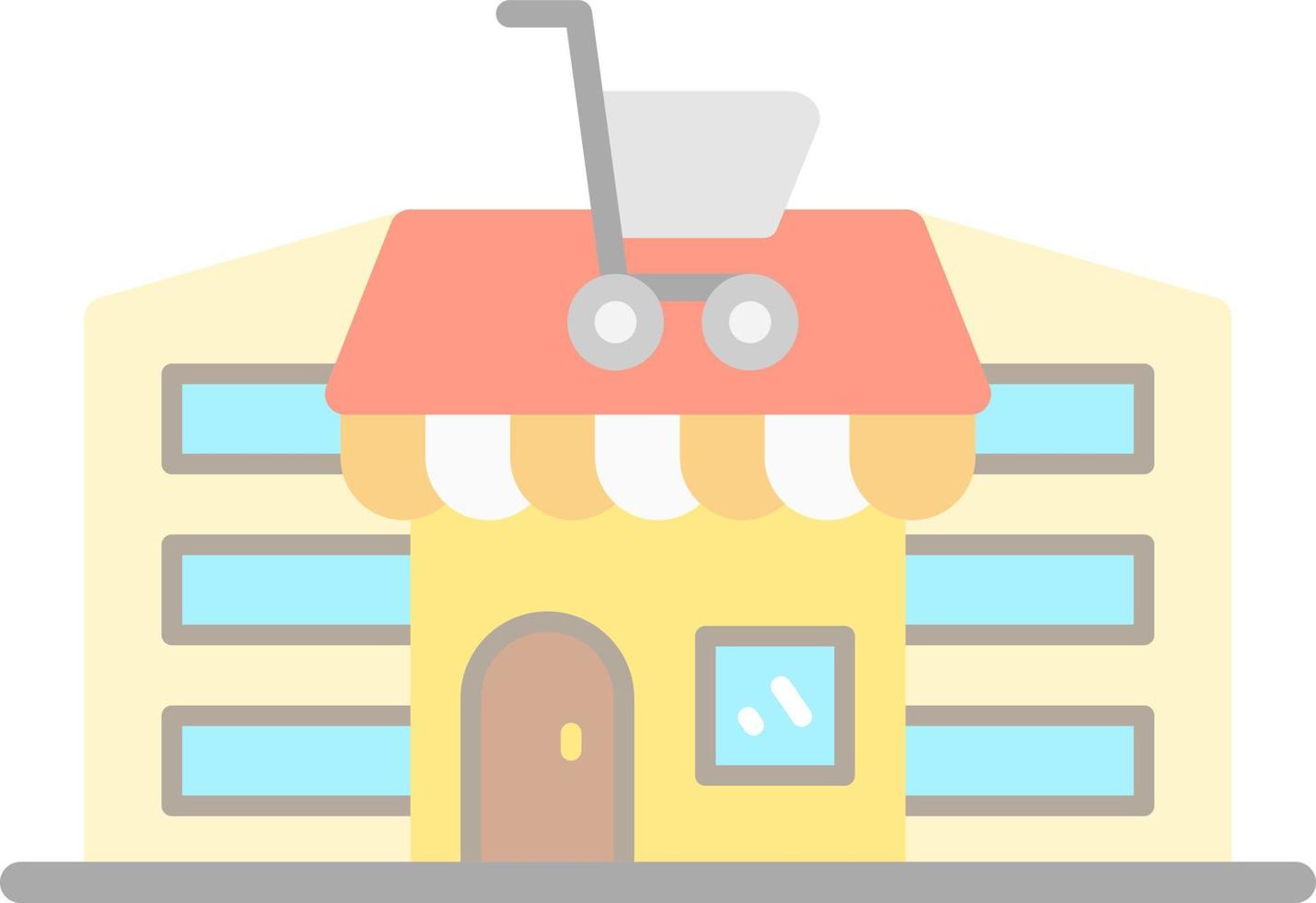 Shopping Center Vector Icon Design