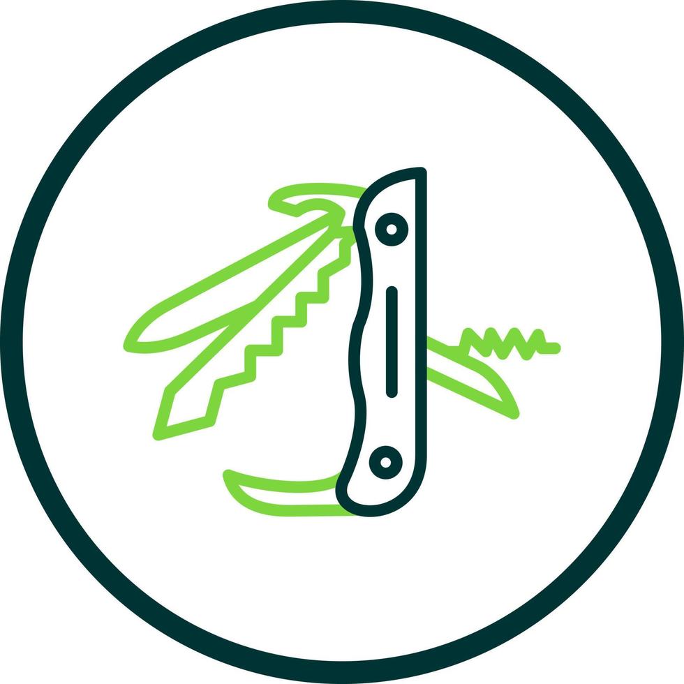 Swiss Army Knife Vector Icon Design