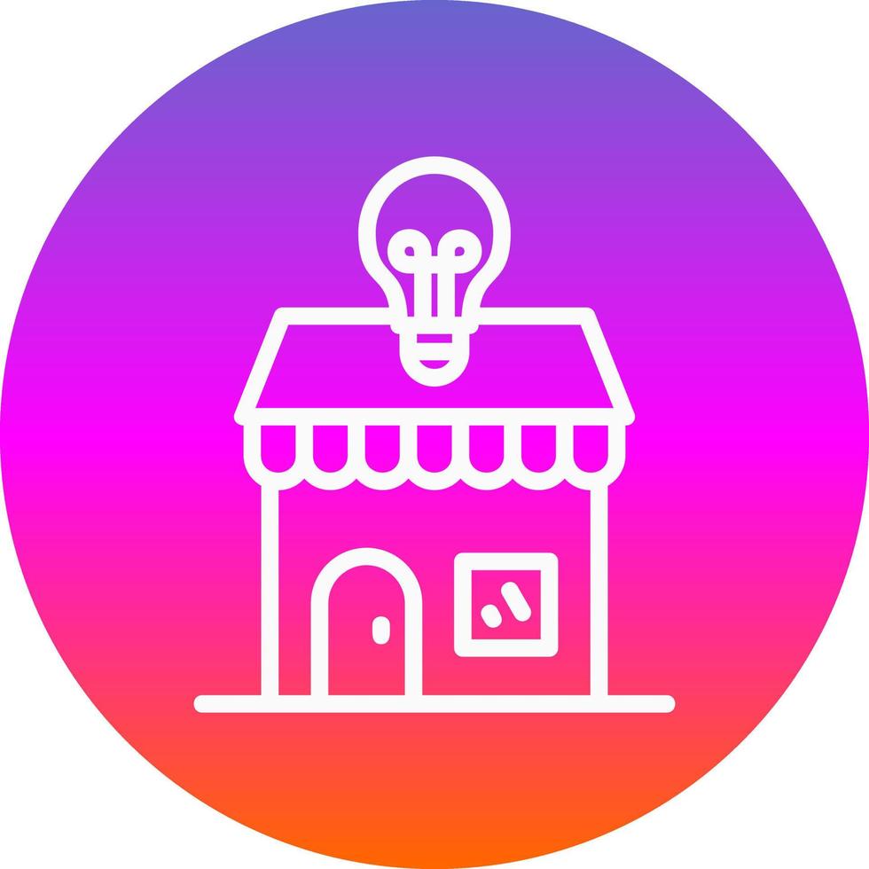 Electronics Shop Vector Icon Design