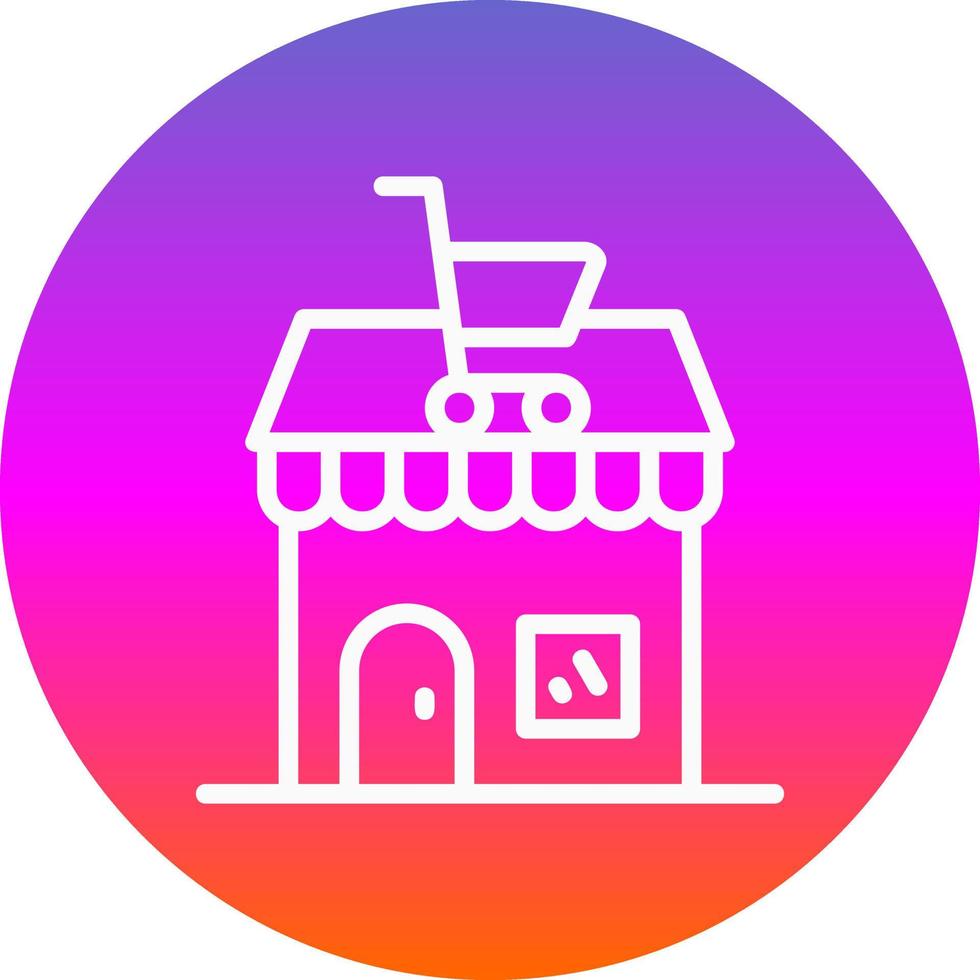 diseño de icono de vector de tienda en línea