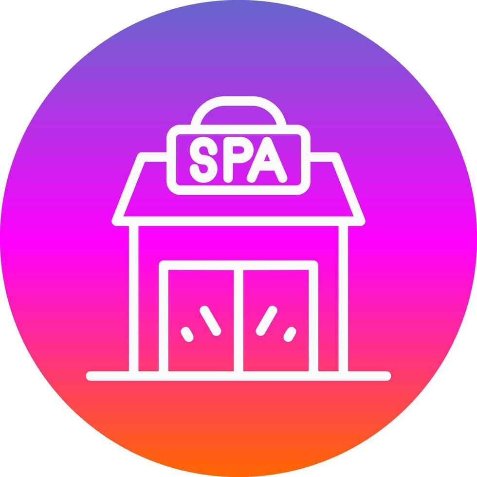 Spa Center Vector Icon Design