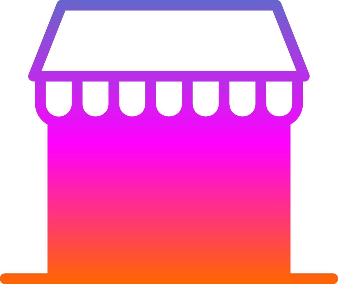 Groceries Store Vector Icon Design
