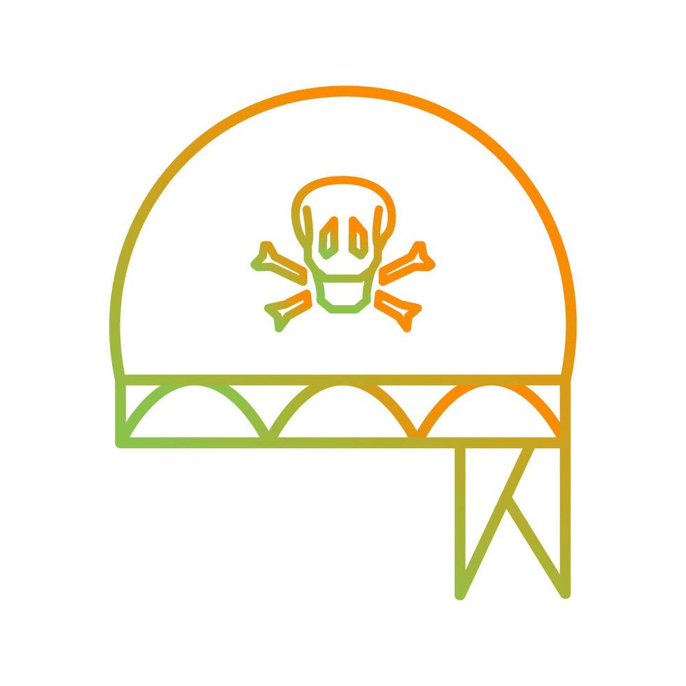 Pirate Bandana Vector Icon