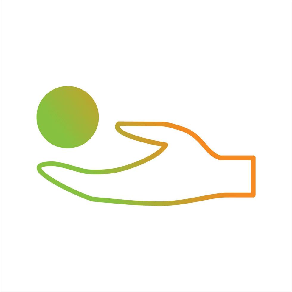 Beautiful Charity Line Vector Icon