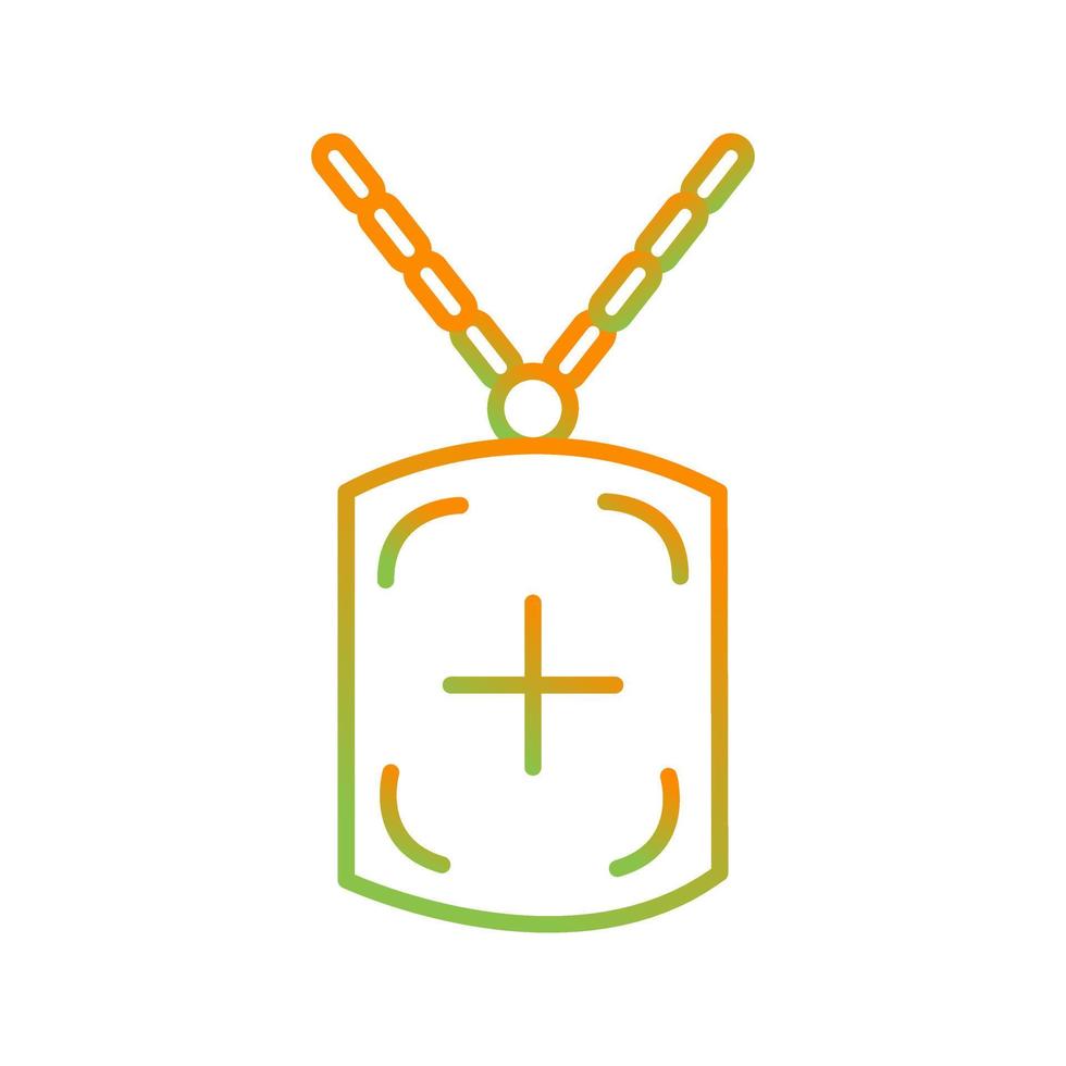 Militrary Chain Vector Icon