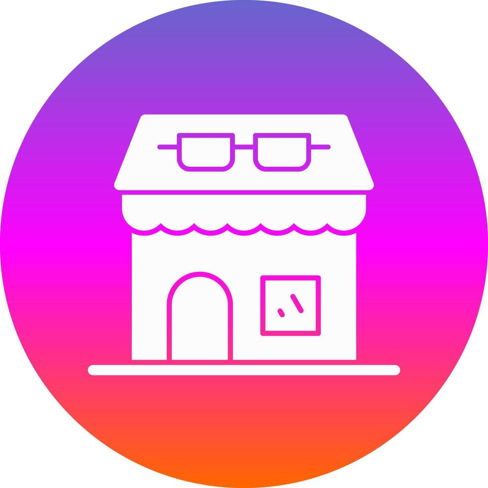 Optical Shop Vector Icon Design