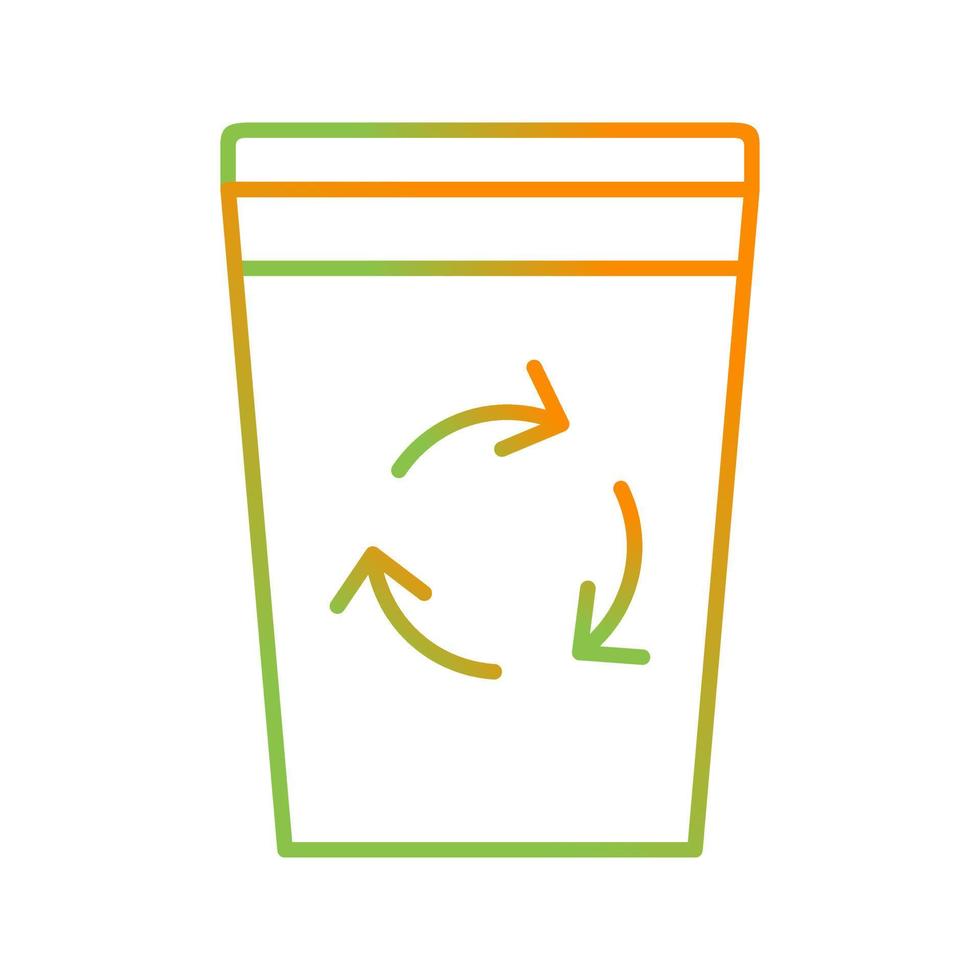 Recycle Bin Vector Icon 16989177 Vector Art at Vecteezy