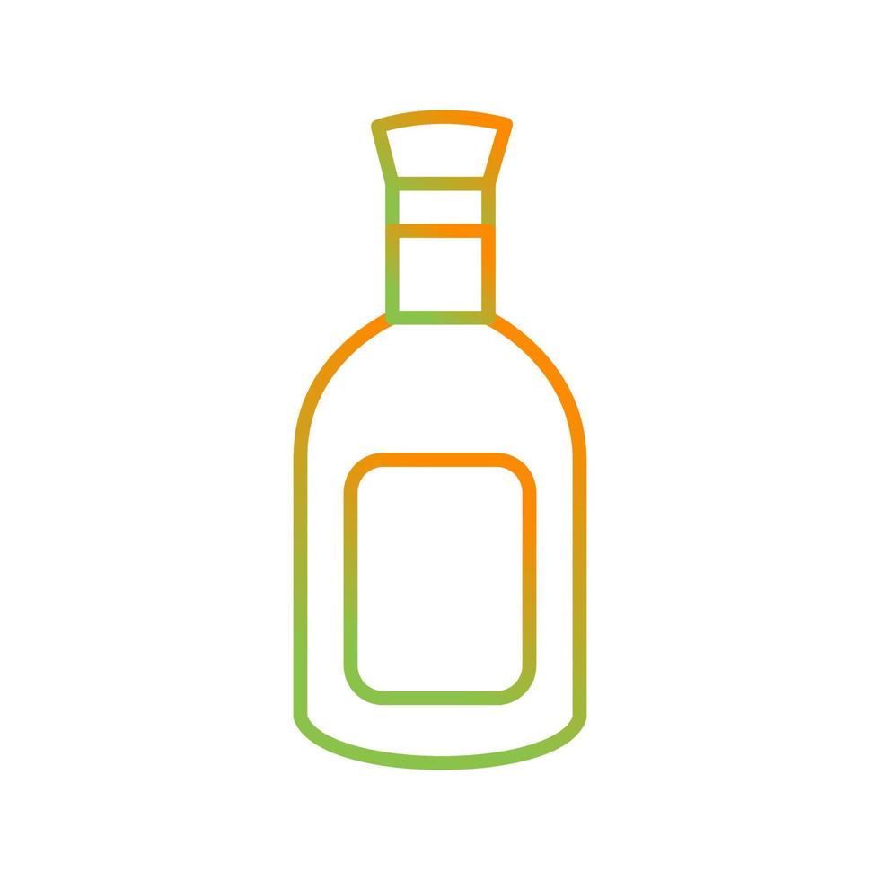 icono de vector de botella de bebida