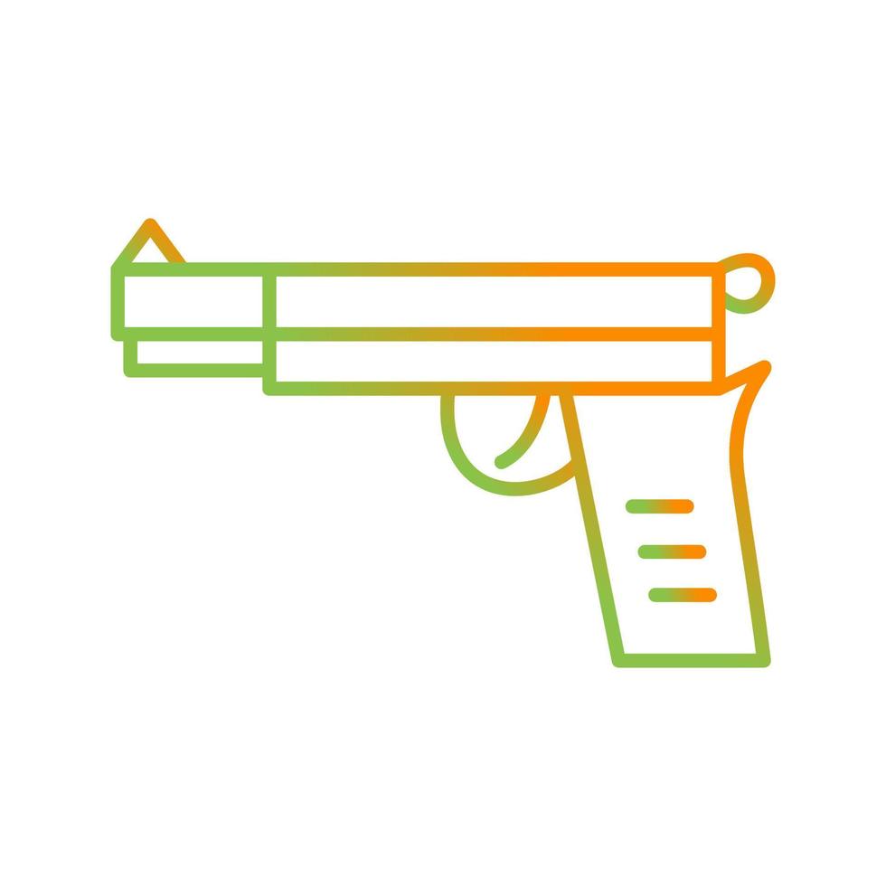 icono de vector de pistola