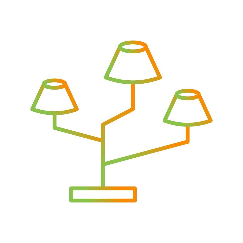 Lamps Stand Vector Icon