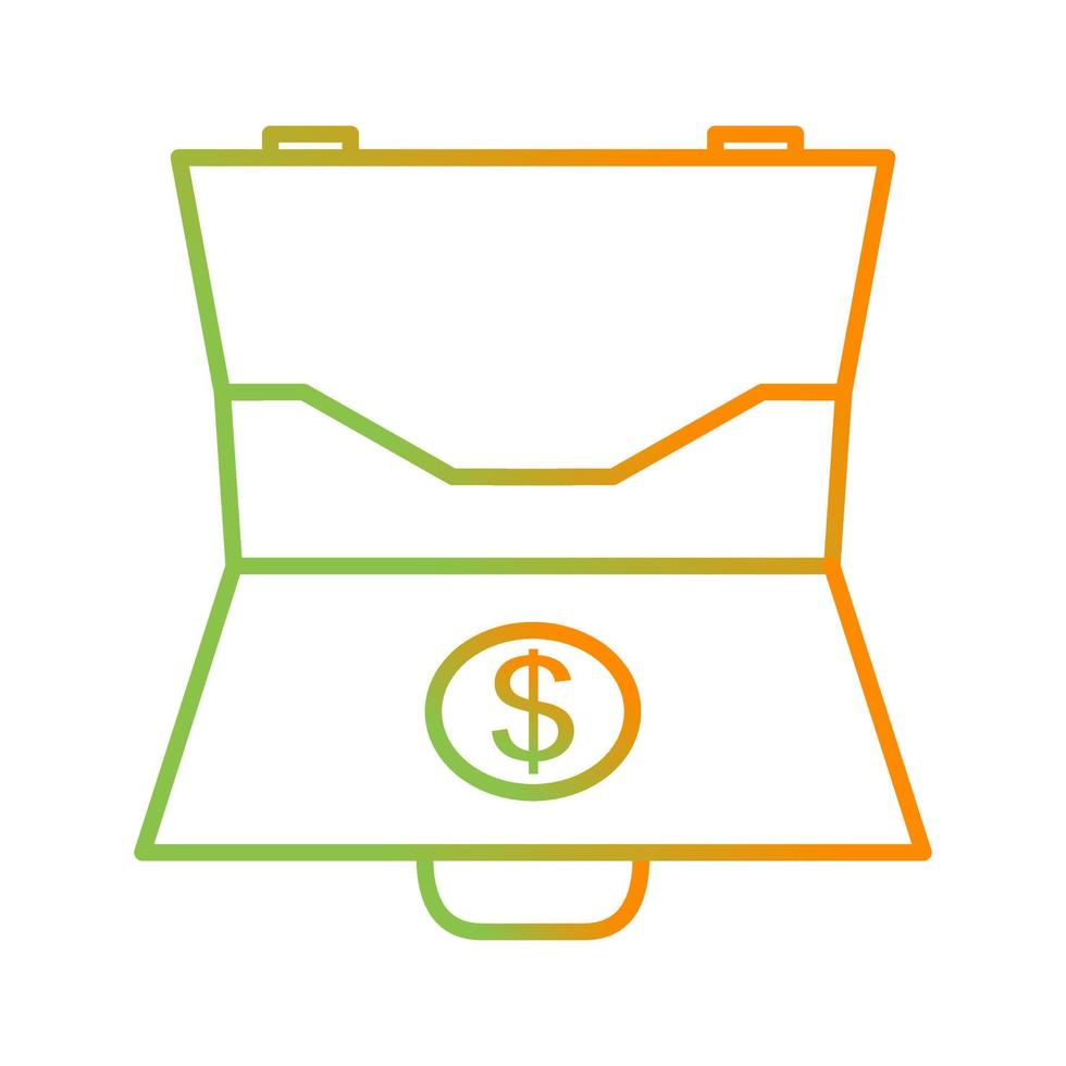 Dollar Briefcase Vector Icon