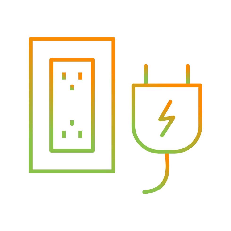 Plug and Socket Vector Icon
