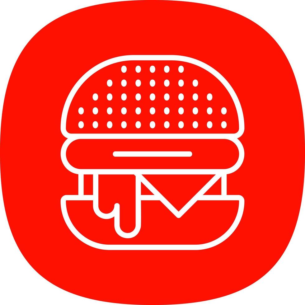 diseño de icono de vector de hamburguesa