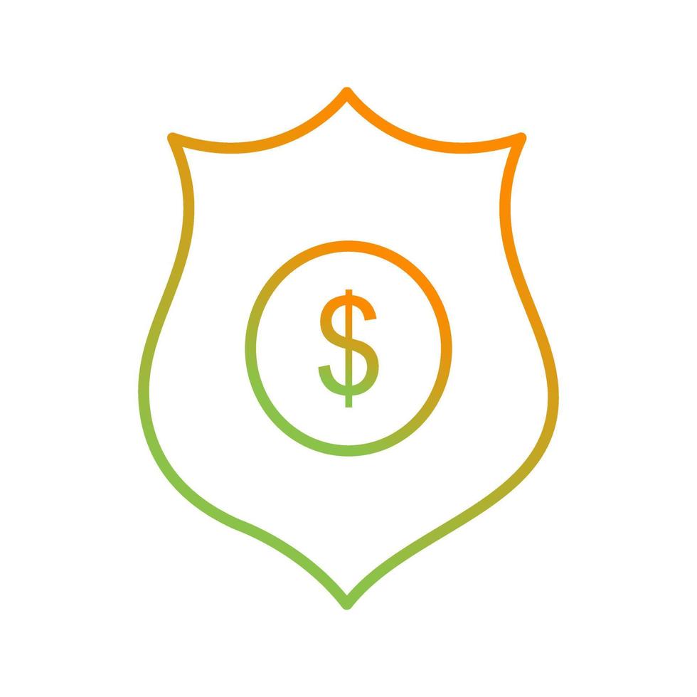 Dollar Badge Vector Icon