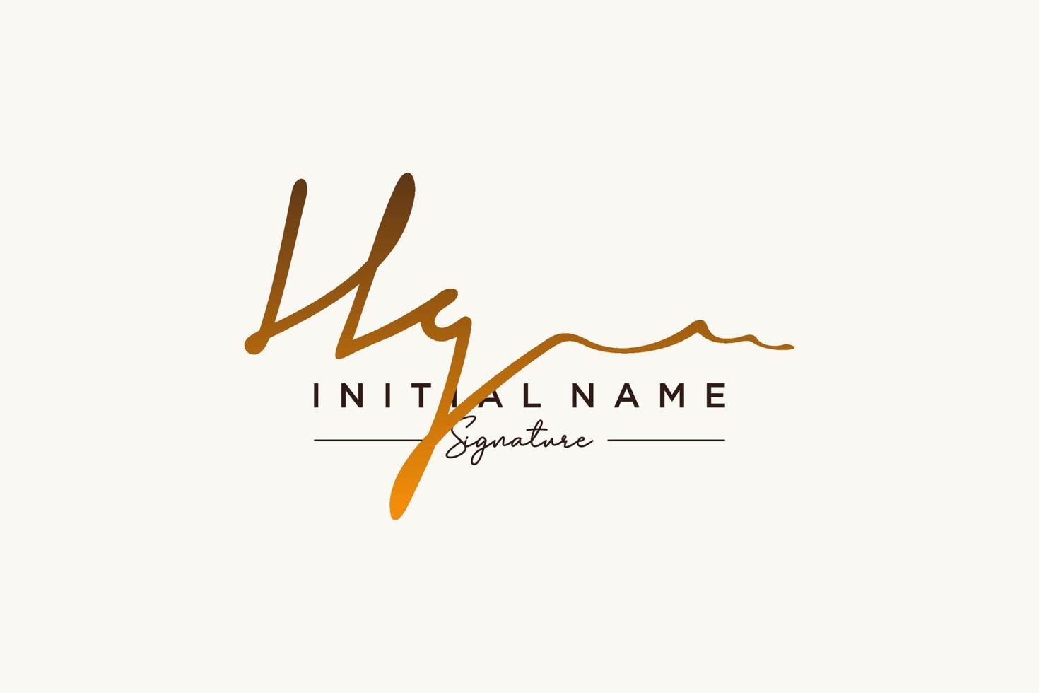 Initial HG signature logo template vector. Hand drawn Calligraphy lettering Vector illustration.