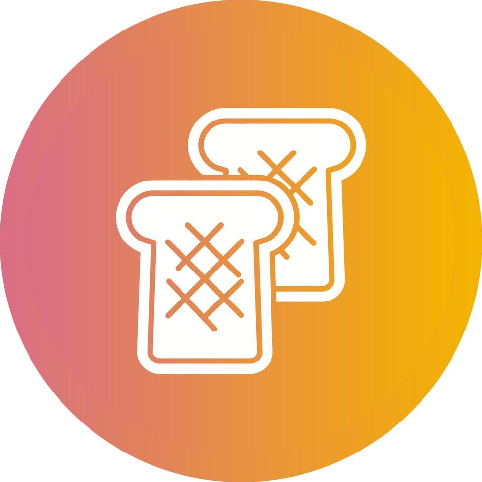 Toast Bread Vector Icon