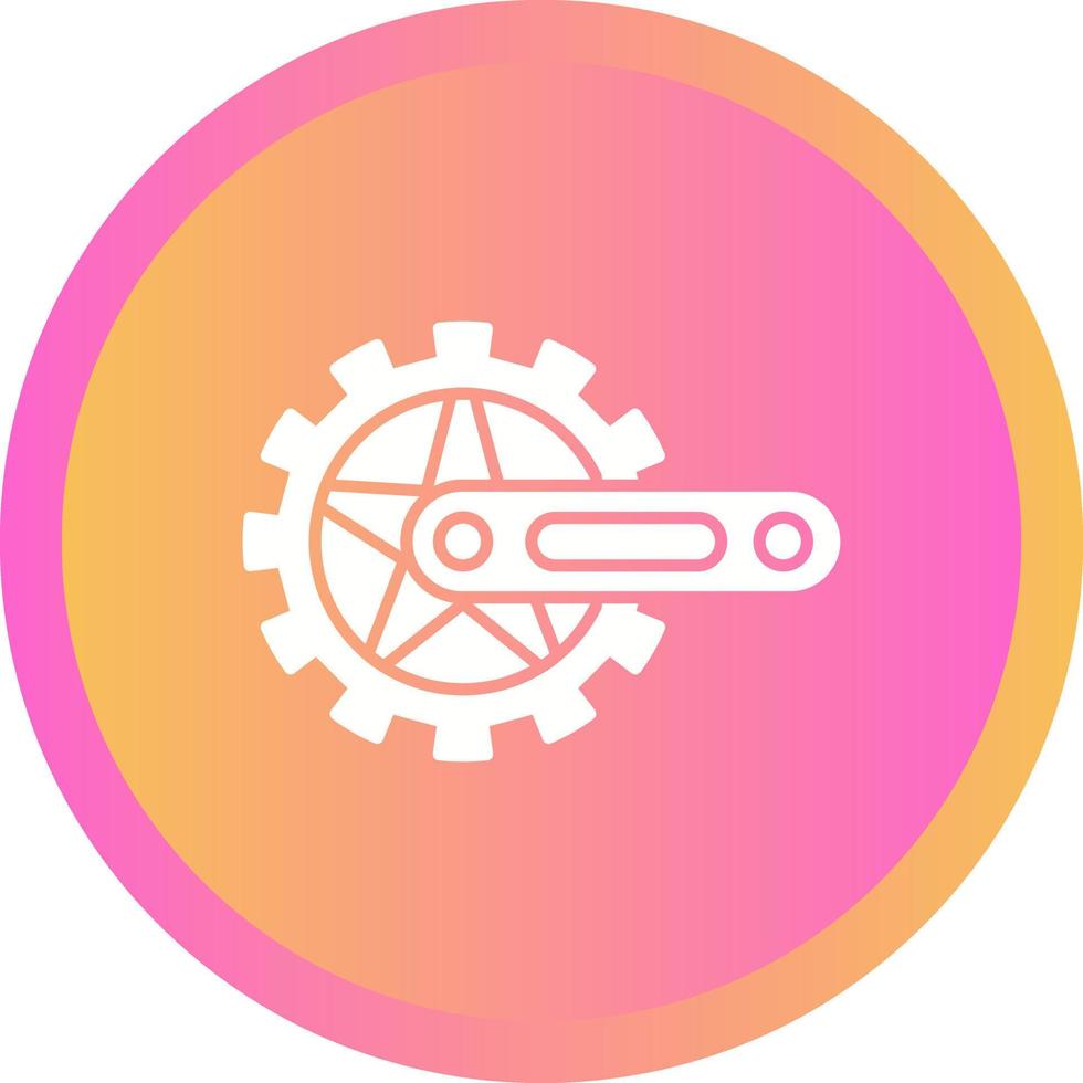 Crankset Vector Icon