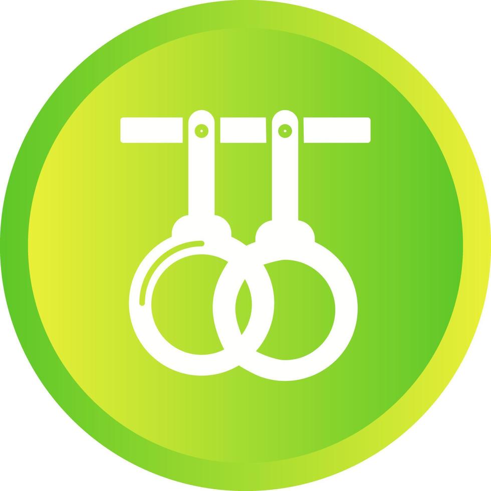 Gym Rings Vector Icon