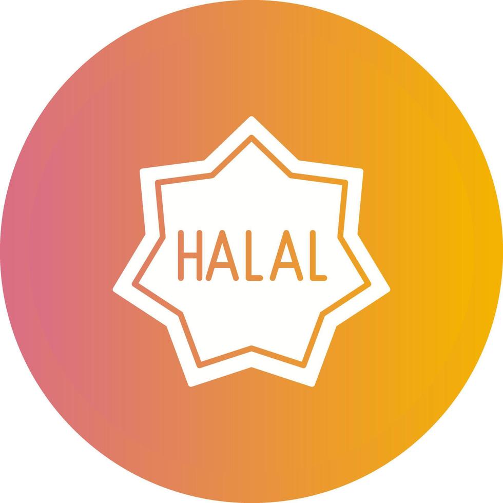 Halal Vector Icon