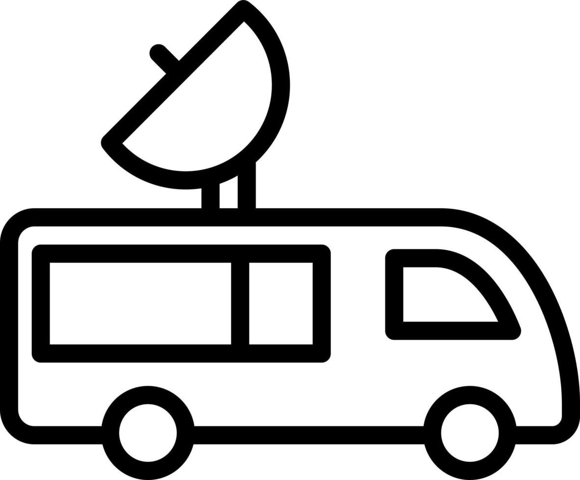 line icon for broadcast vector