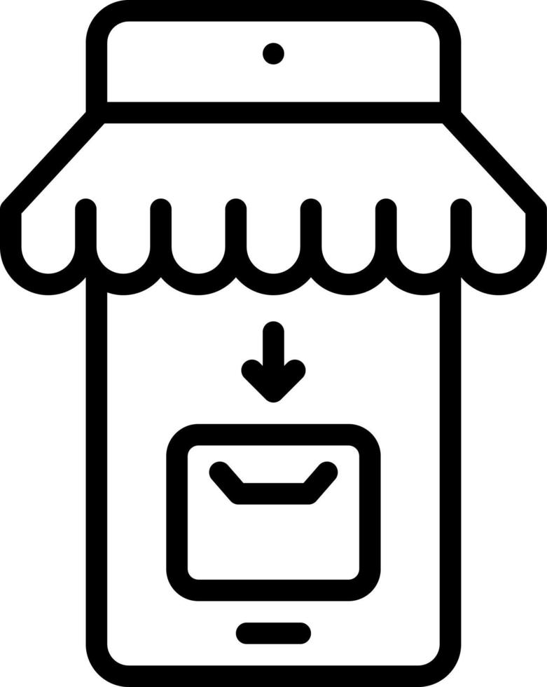 line icon for collect vector