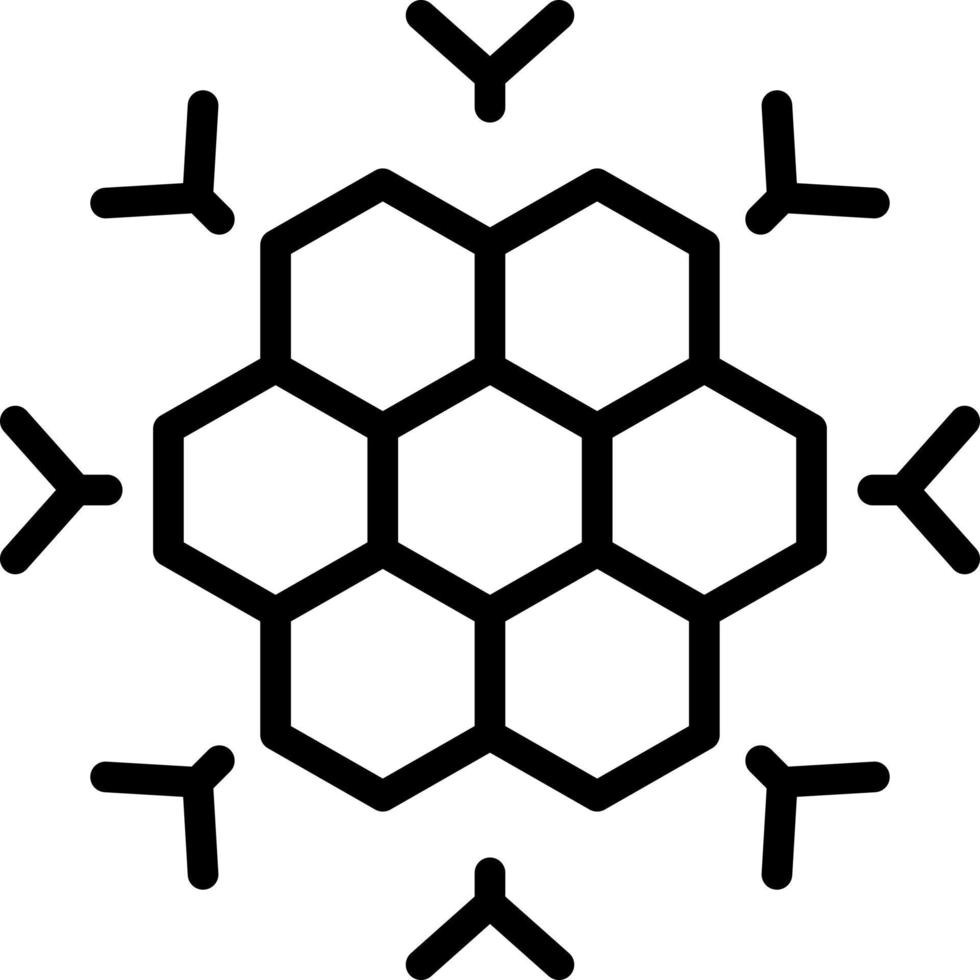 line icon for polyester vector