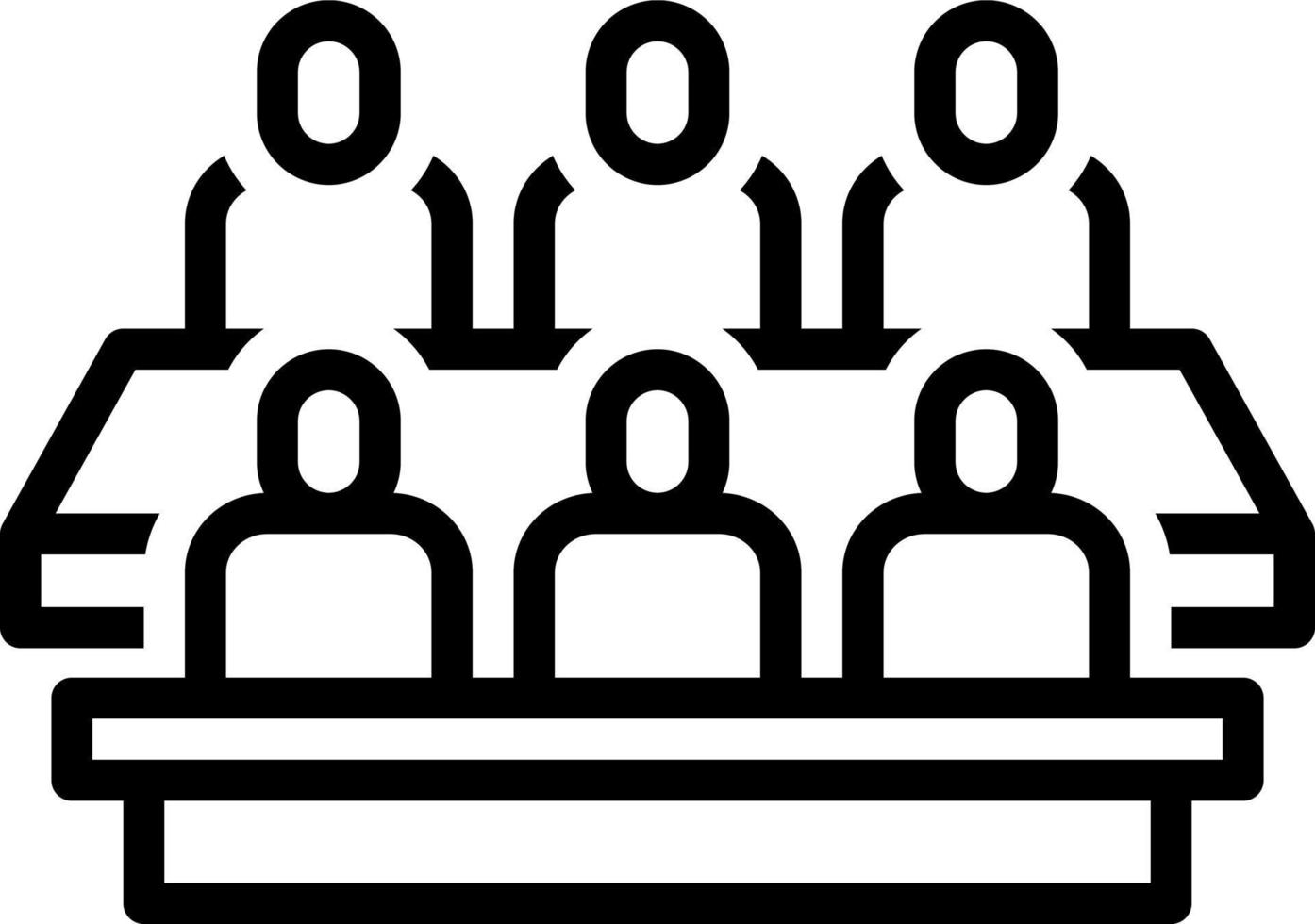 line icon for negotiations vector