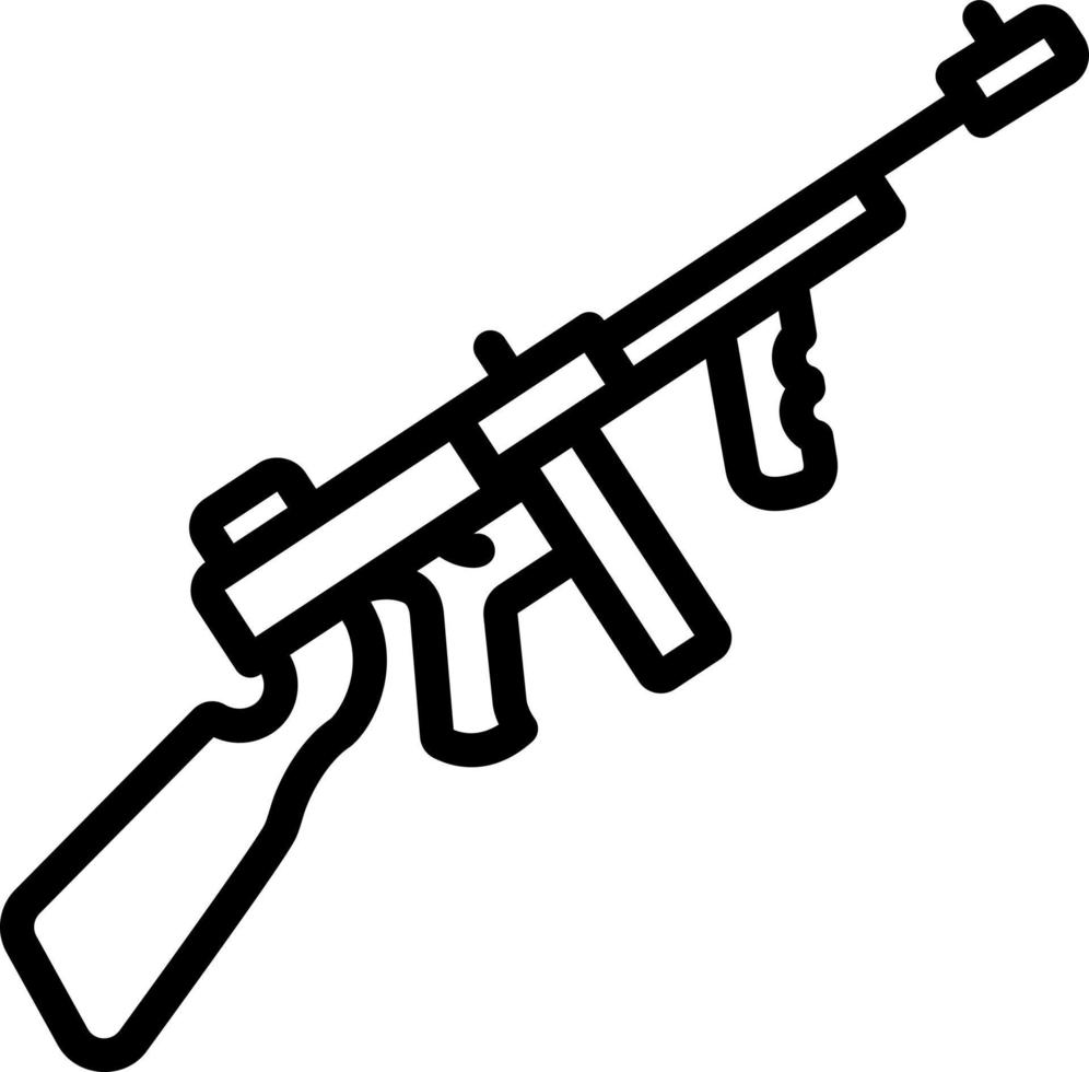 icono de línea para el crimen vector