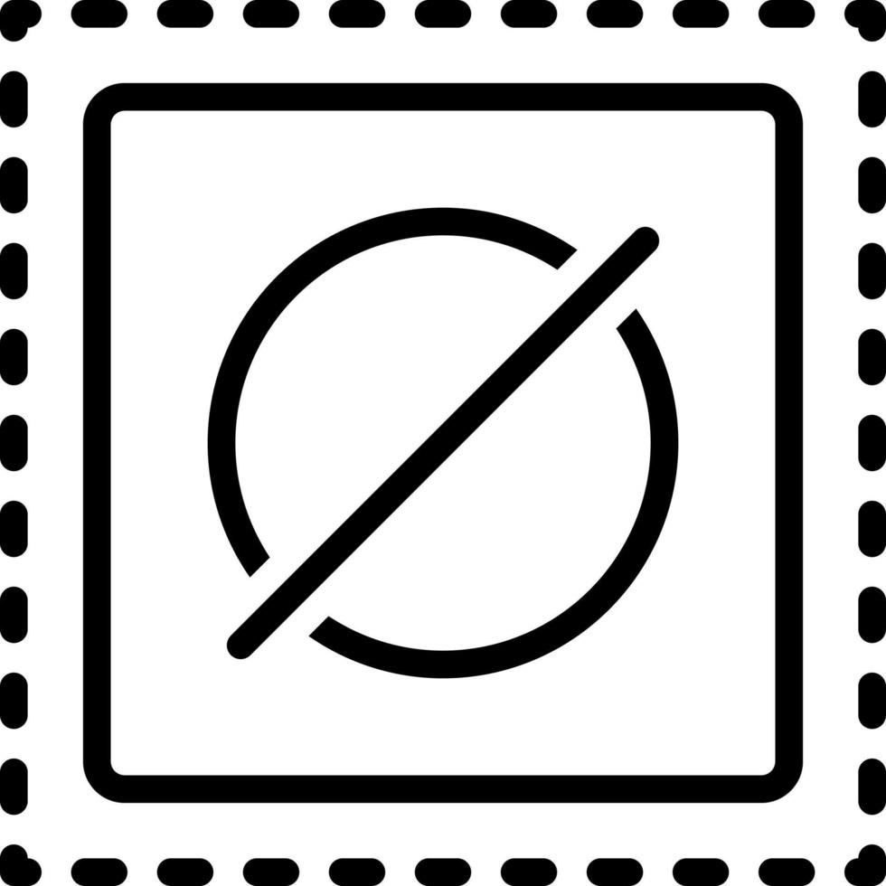 line icon for nil vector