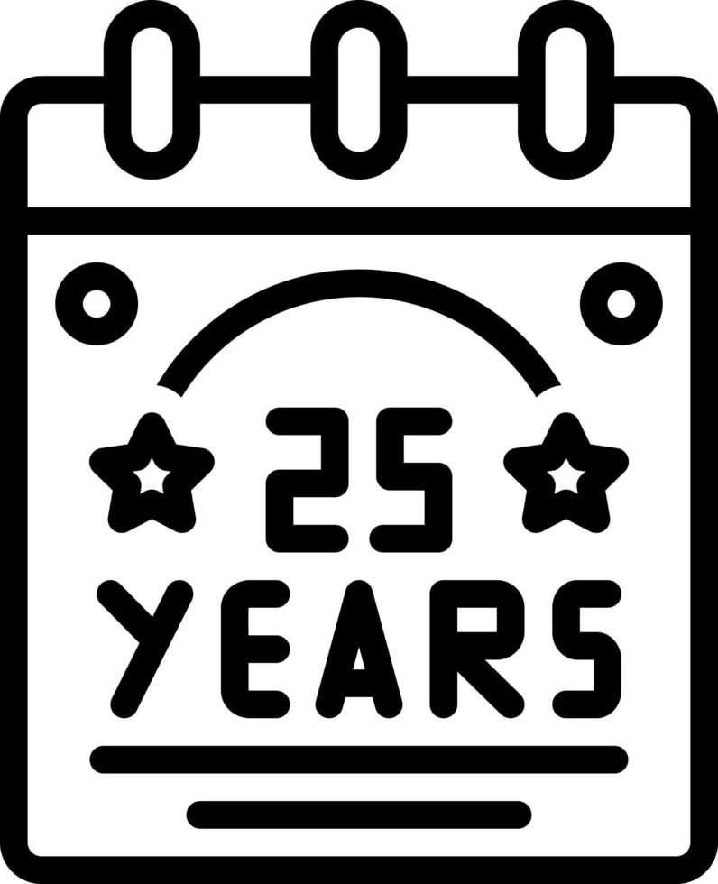 line icon for years vector