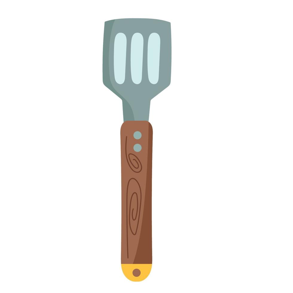 utensilio de espátula de barbacoa vector