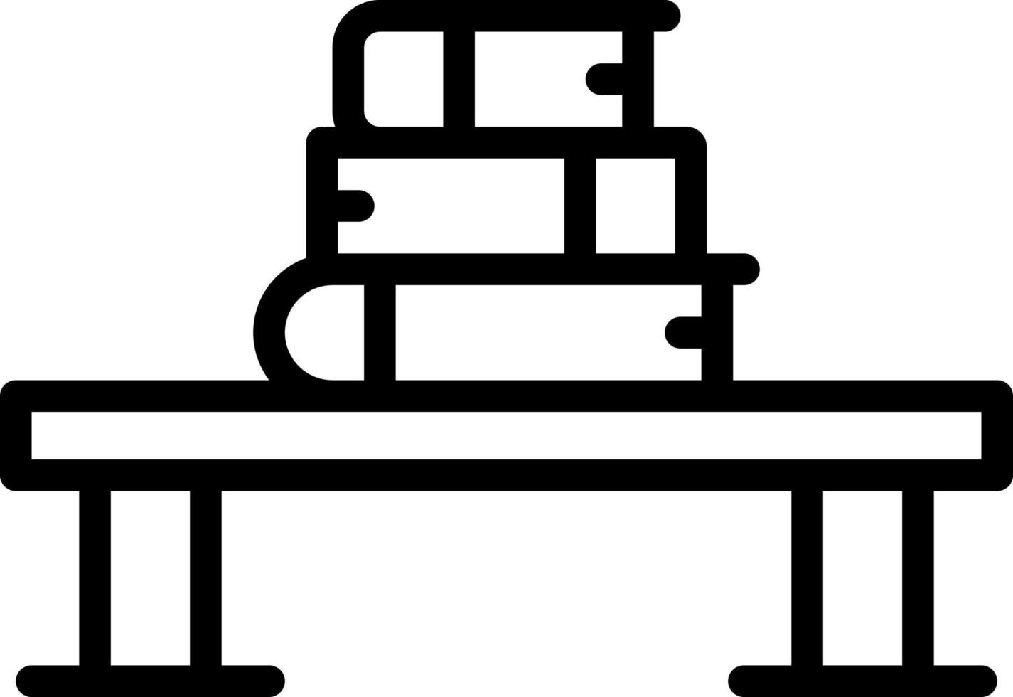 line icon for books vector