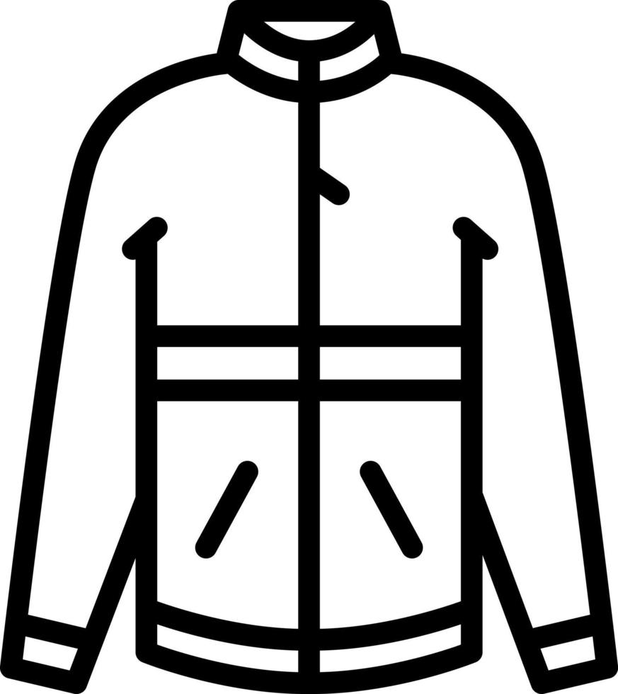 line icon for fleece vector