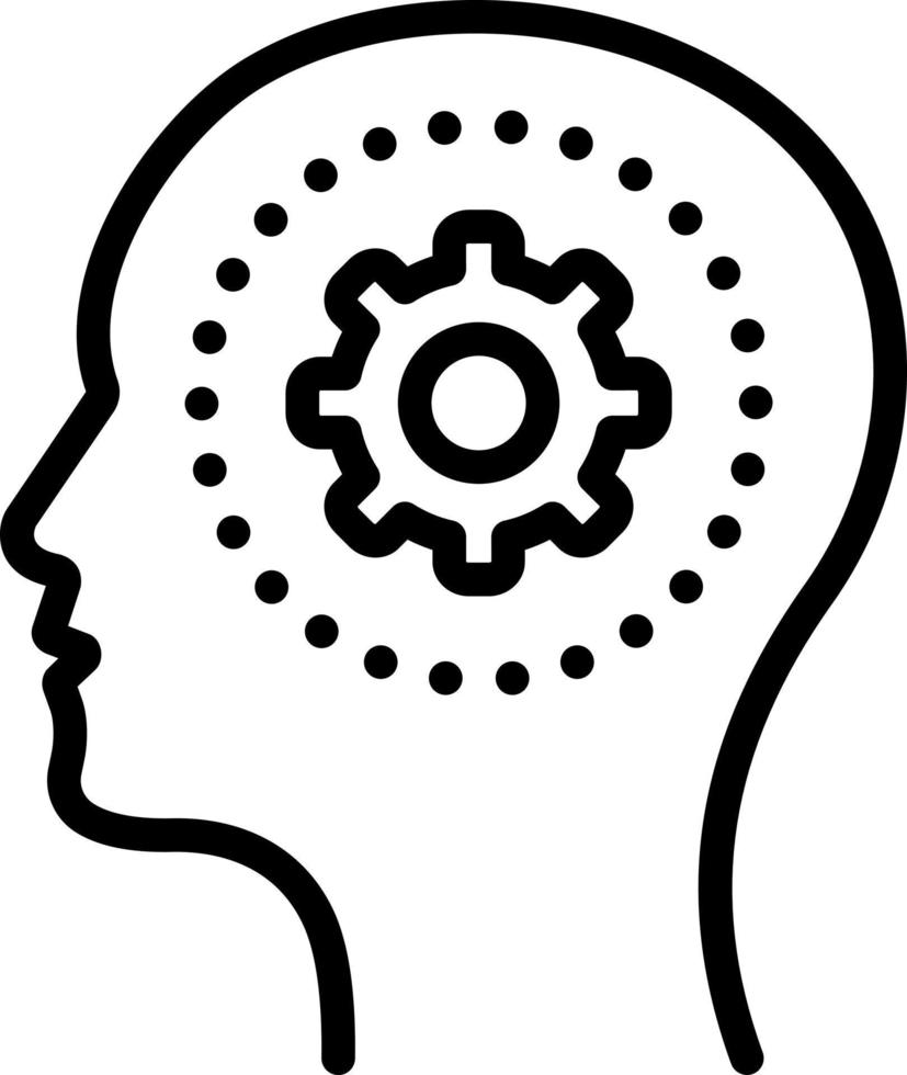 line icon for philosophy vector