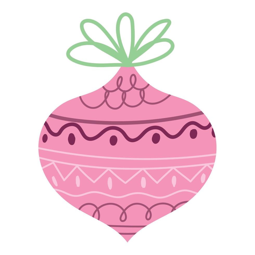 christmas ball icon vector
