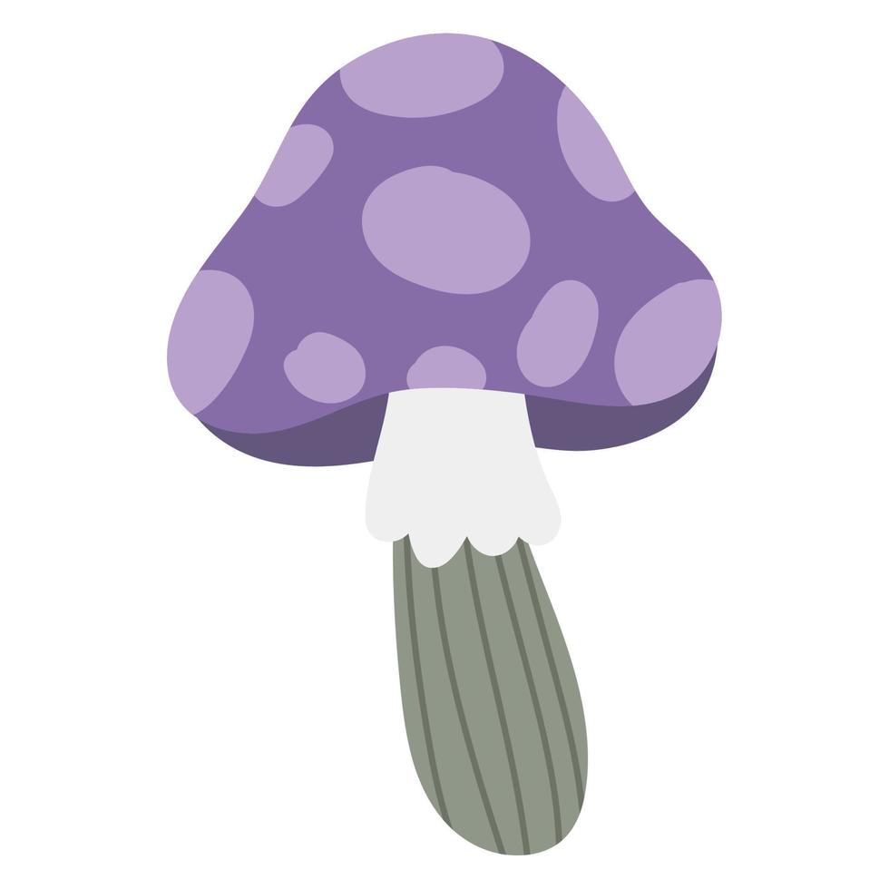 fungus cartoon icon vector