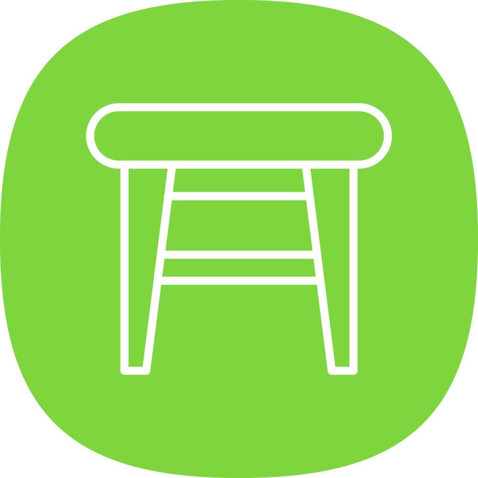 Stool Vector Icon Design