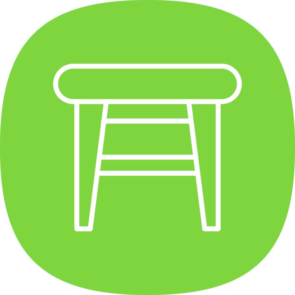 Stool Vector Icon Design