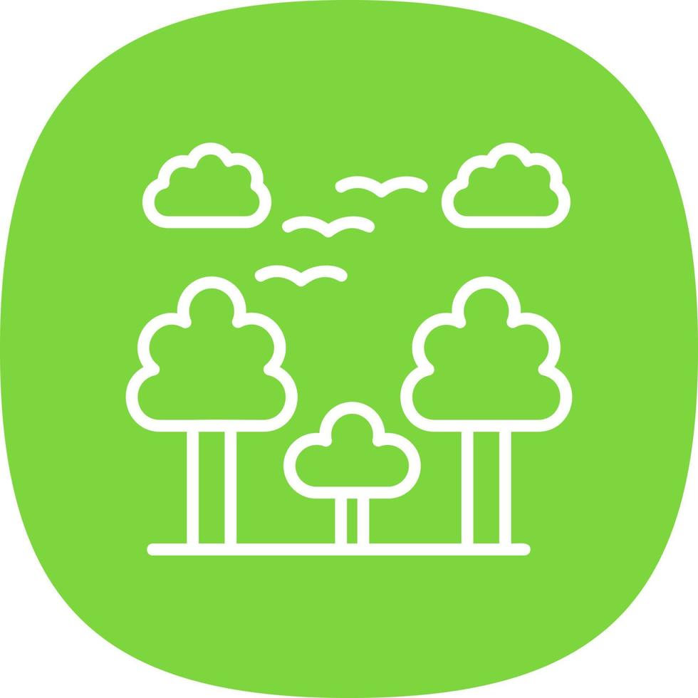Forest Vector Icon Design